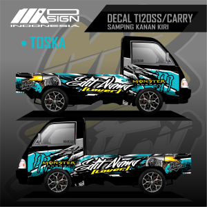 STIKER DECAL PICKUP CARRY PICKUP T120SS STIKER KABIN STIKER BAK SAMPING