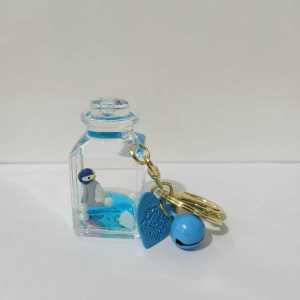 Gantungan Kunci Premium Aesthetic Glitter Unicorn Lucu Keychain