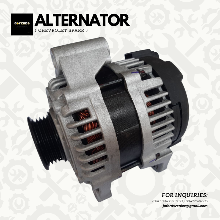ALTERNATOR (CHEVROLET SPARK) 20092015 MODEL 14 VOLTS 80 AMPERES