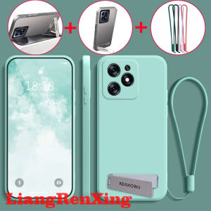 [3 in 1] เคสสำหรับ Redmi Note 14 Pro+ 5G Note 14 Pro 5G Redmi Note 14 5G 2025 เคสศัพท์ ซอฟต์เคส ซิลิโคนเหลว กันกระแทก ดีไซน์ใหม่สวยงามพร้อมที่วางน่ารัก YTCBZJ01