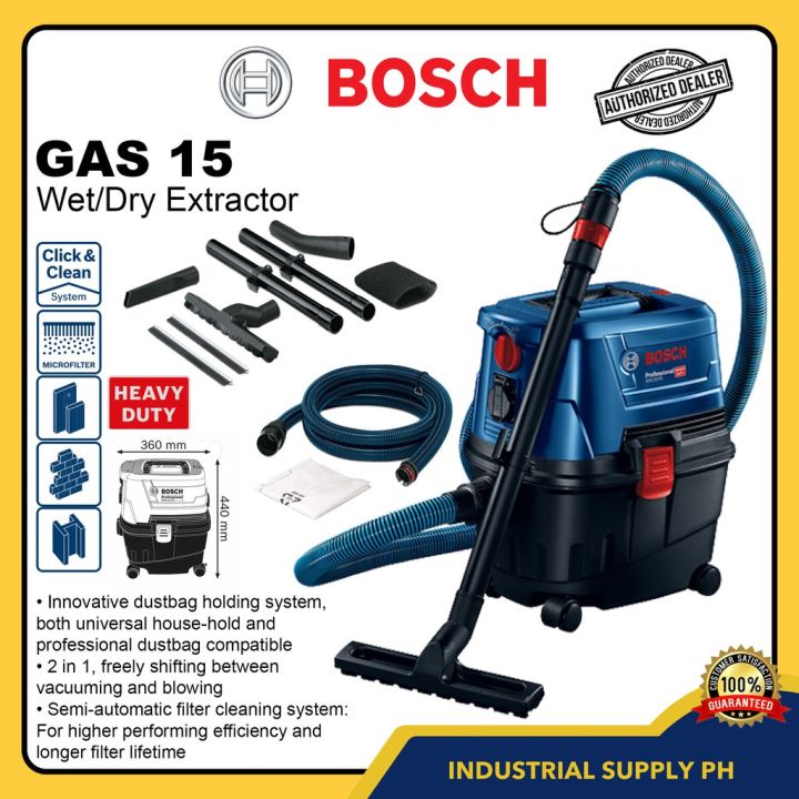 BOSCH GAS 15 Vacuum Cleaner 15 Liters [ISPH BHD] Lazada