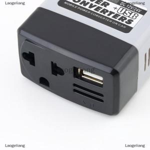 [COD] Laogeliang Car Mobile Converter อะแดปเตอร์อินเวอร์เตอร์ DC 12V 24V ถึง AC 220V Charger Power + USB