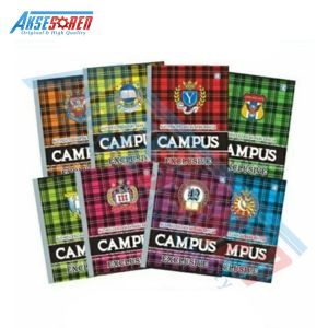 Aksesoren Buku Tulis Campus 38 / 58 Lembar [1 Buku/Reject+Bonus Sampul] / Buku Kampus Pendek Kecil Kwarto A5