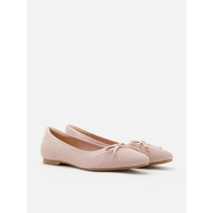 PAZZION 9363-8 Cerese Flyknit Bow Ballet Flats