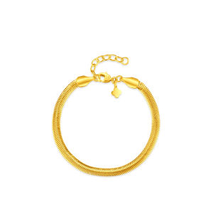 CHOW TAI FOOK 999 Pure Gold Snake Chain Bracelet - EOF2003