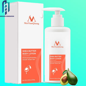 MeiYanQiong Shea Butter Body Lotion Moisturizing Hydrating Smooth Tender Skin Melembabkan Menghidrasi Kulit Halus Lembut