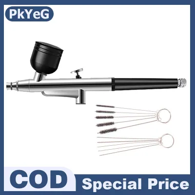 PkYeG Xách tay hành động duy nhất Airbrush 0.3mm vòi phun phun Airbrush bút cho mô hình bánh móng tay xe sơn vẻ đẹp phun