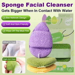 Face Washing Sponge Cleansing Sponge Gentle Exfoliating Deep Cleansing Mud Mask Removal Skincare Tool