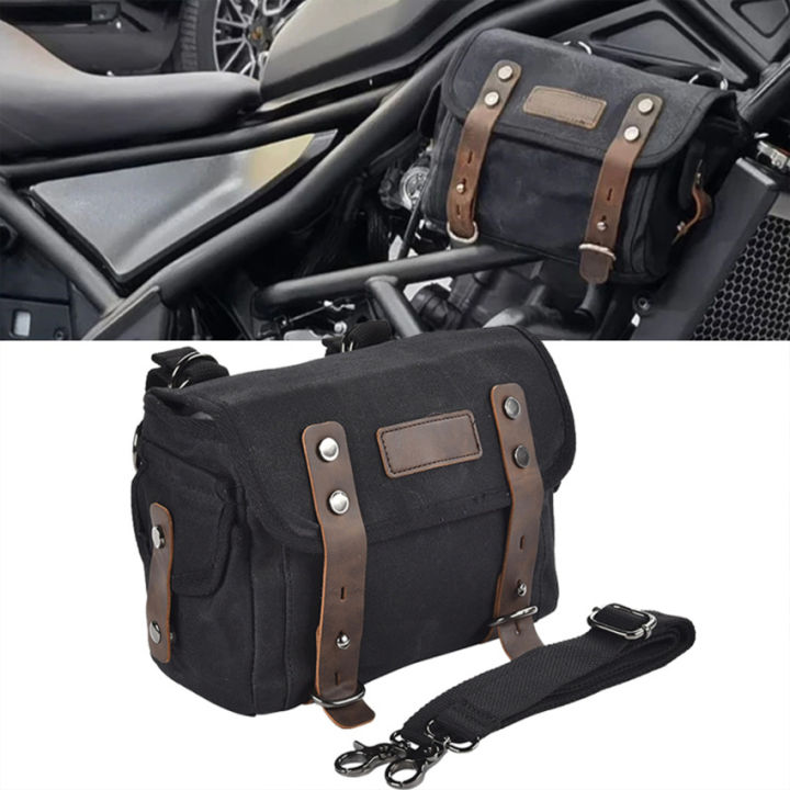 Motorcycle Pannier Bag Cruiser Motorbike Saddle Bags Travel Luggage Bag  Universal Motorcycle Side Bag Waterproof Canvas Lazada PH