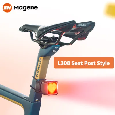 Magene L308 Bike Intelligent Expression Taillight Bicycle Custom Smart Taillight Night Riding Right Mountain Road Bike Riding