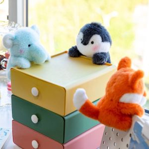 SIRENXI Đồ chơi nhồi bông Đồ chơi nhồi bông voi mini Bông PP Gối ôm Đồ chơi chim cánh cụt nhồi bông Quà Giáng Sinh Búp bê ngủ Gấu bông hình chim cánh cụt Đồ chơi trẻ em