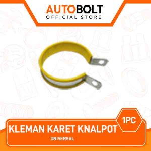 Kleman Karet Knalpot 3.5 4 Inch Universal Klem Bracket Braket Breket Kenalpot  Silencer Peredam SuaraWarna In Inci  3 . 5