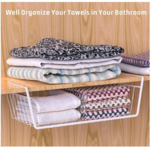 Metal Cabinet Closet Desk Hanging Mesh Basket Wire Bookcase Shelf Rack Organizer(any color)