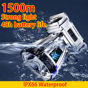 2000mAh High-beam Headlight Flashlight Headlamp Rechargeabl Waterproof Emergency Headlamp Flashlight