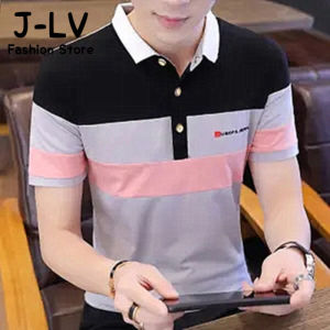 FAWORK Middle-aged and Short-sleeved Cotton T-shirt POLO Shirt Mens Summer and Autumn Short-sleeved T-shirt Trend 2020 New Breathable POLO Collar Cotton T-shirt (M-4XL)