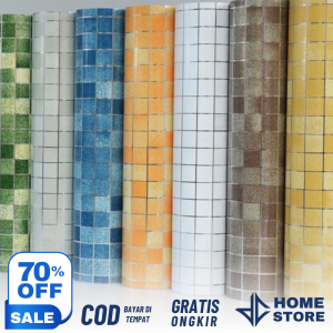 DCH - WALLPAPER STIKER DAPUR & KAMAR MANDI 45CM X 1METER TAHAN AIR MINYAK MUDAH DIBERSIHKAN TERMURAH