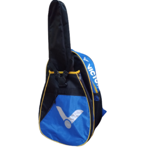 Tas Raket Badminton Ransel Tebal 2 Ruang Merah Biru Hitam