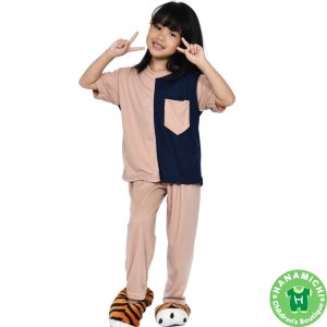 Kiminori YAKA.CP Setelan Baju Tidur Anak Premium Lengan Pendek