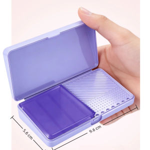 Portable Makeup Brush Cleaning Soap Box Multi-purpose Cleansing Tool For Concealer Brushes Beauty Sponge Blenders & Makeup Puffs Cosmetic Cleaner