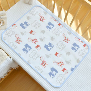 แผ่นรองปัสสาวะ Alas Popok Bayi สำหรับเด็กแรกเกิดทำซักได้เสื่อรองเปลี่ยนแผ่นปกป้องกันน้ำ