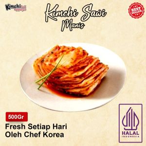 kimchi SAWI RASA MANIS korea 500 gram Enak Halal Harum manis