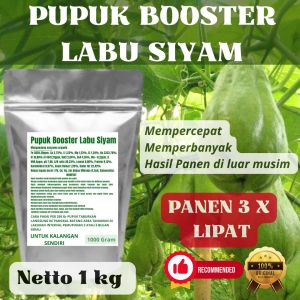 Pupuk Booster Labu Siyam Pelebat Organik Cepat Berbuah Lebat Besar Anti Rontok Pembesar Labu Siyam