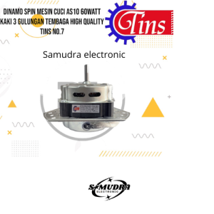 DINAMO SPIN MESIN CUCI AS10 60WATT KAKI 3 GULUNGAN TEMBAGA HIGH QUALITY TINS NO.7