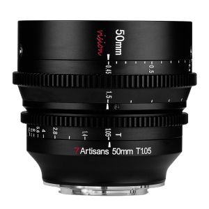 7artisans 25mm 35mm 50mm T1.05 APS-C format Cine Cinematic Lens Professional Mirrorless Camera Lens