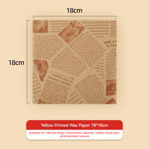 500/1000pcs Greaseproof Wax Paper Baking Liner & Food Wrappers for Burgers Fries Shawarma Bento Box