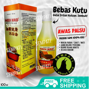 SEMPATI Medi Bird 100 ML Obat Shampo Burung Pembasmi Kutu SMPBMB