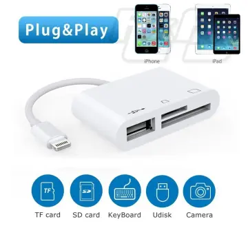 Logilink Lettore Micro SD Per IPhone - Certificato MFI, Trasferimento Veloce, Per IOS E Windows