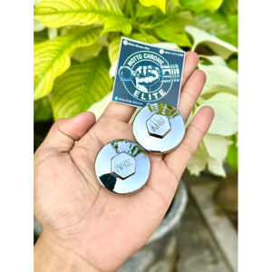 [SUDAH CHROME]  TUTUP KLEP ORIGINAL HONDA 2 PCS GRAND REVO SUPRA X SUPRA FIT SUDAH CHROME