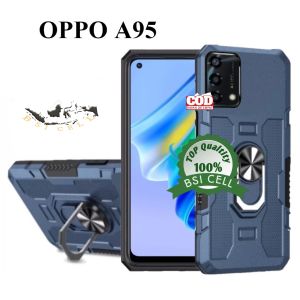 OPPO A95 (CPH2365) CASE ROBOT HIT EYE RING STANDING CESING BELAKANG-CASE PENUTUP HEADPHONE OPPO