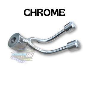 iconblue88 CANTOLAN GANTUNGAN BARANG CHROME CABANG Y Varian 4 Warna bahan Full Stainless UNIVERSAL untuk semua motor Termurah