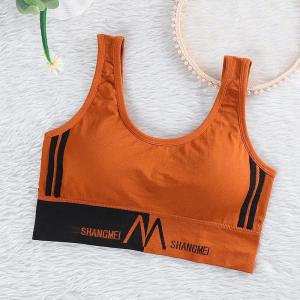 COCOAFashion Summer Women Comfortable Seamless Sports Bra For Cup A-D Running Yoga Gym Crop Top Women Push Up Sport Bra Top New