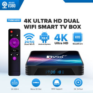 Intelper MXQ Pro TV98 H313 TV Box Support 2.4G / 5G Dual WiFi Android 12.1 Ultra HD 4K Smart TV BOX 8GB / 16GB Quad Core Media Player TV Receivers