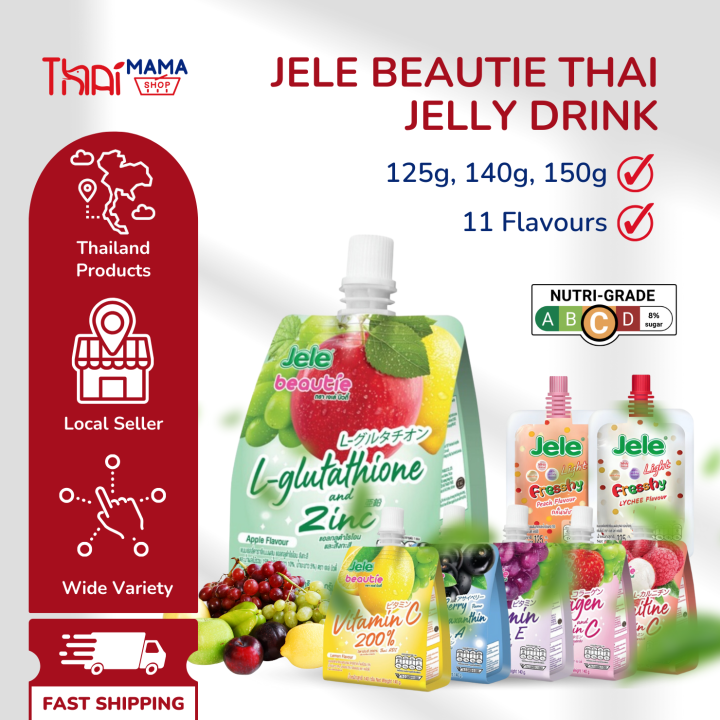 Jele Beautie Thai Jelly Drink 125g 140g 150g x 1 Piece | Lazada Singapore