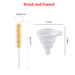 【Buy5 Get24 labels】Spice Bottle for Spices Herb Seasoning Condiments Glass Shaker Jar Organizer Kitchen Tool Dispensers