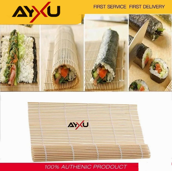 Ayxu Bamboo Sushi Roll Maker Mat Kimbap Roll Maker Lazada PH