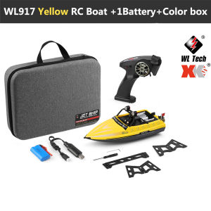 ST【Available Now】【Fast Delivery】WLtoys WL917 RC เรือ2.4G RC High Speed Racing เรือรุ่นกันน้ำวิทยุไฟฟ้ารีโมทคอนโทรล Jet เรือของขวัญของเล่นสำหรับชาย