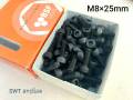 สกรูน็อตตัวผู้หัวจมดำหกเหลี่ยมเบอร์ 12#  ขนาด M8x25mm เกลียวตลอด 1.25mm Grade:12.9 Black Oxide น็อตหัวจมดำหกเหลี่ยมเบอร์ 12 เกรดแข็ง 12.9 ยี่ห้อ BSF แข็งได้มารตฐาน น็อตไทย. 