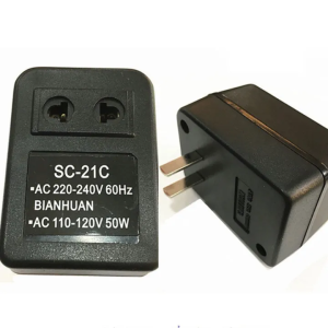200W AC 220V sang 110V Máy biến áp bước xuống Chuyển đổi nguồn du lịch Bộ chuyển đổi phích cắm EU