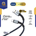 G-POWER KABEL DATA L157 MICRO USB / TYPE C / IPHONE FAST CHARGING 6A QUICK CHARGING CABLE. 