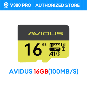 V380 PRO X AVIDUS Micro SD Card 16GB 32GB 64GB 128GB U3 TF Class 10 UHS-I U3 Up to 100MB/s Card For CCTV Dashcam and Action Camera and Drone with adapter Original Memory Card