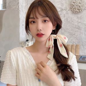 น้ำพริกอยู่ในสุขภาพ และมีรอยยางมัดผม ด้วย Caribbean Sunshine ขนาดเล็ก ลายน่ารักๆ Women Hair Tie ของคุณ