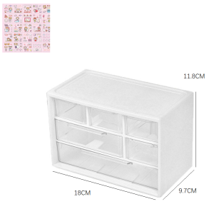 9 mini drawer storage box table organizer box stationary jewelry comestic organizer multi grid office supplies