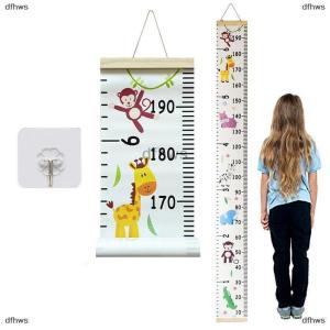 [COD] dfhws Wooden Wall Hanging Wall Sticker For Kids Room Decoration Height Measure Ruler Wallpaper Baby Growth Chart Decor On The Wall