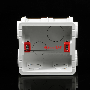 86-Type PVC Junction Box Wall Mount Cassette For Switch Socket Base