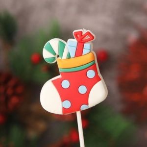TAS Cake Topper Merry Christmas  Hiasan Kue Tema Natal