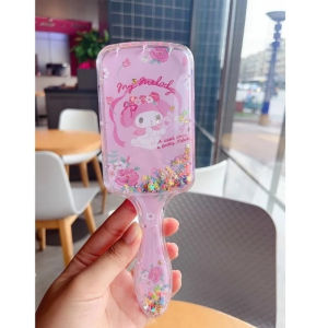 Sanrio Cartoon Air Cushion Comb Hairbrush Plastic Folding Hair Comb Christmas Gifts